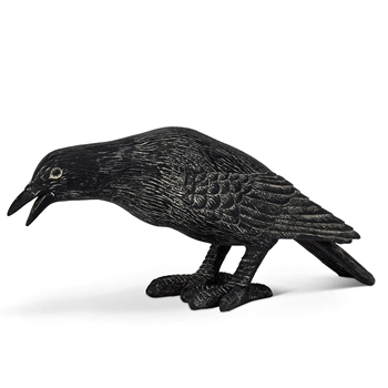 Bird - Crow Down 12in Blackened Resin