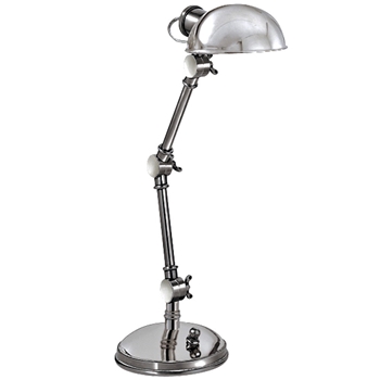 Lamp Table - Task Pixie Polished Nickel 16W/ 5D/13-18H - E.F. Chapman for Visual Comfort