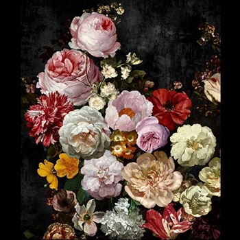 50W/60H Giclee - Dutch Blooms Antique #1 - Jackie Von Tobel