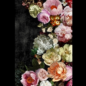 40W/60H Giclee - Dutch Blooms Antique #3 - Jackie Von Tobel