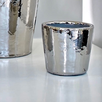 Planter - Silver Sterling SMALL 5W/4.5H