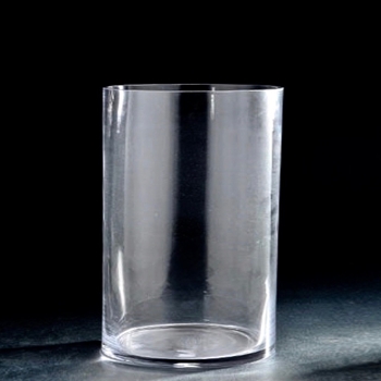 Vase - Clear Cylinder Skyline 8W/12H