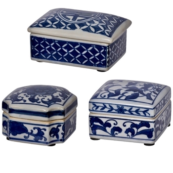 Box - Delft Trinket Assorted 3-4IN Sold Individually