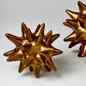 Globe - Urchin Antique Gold  SMALL 5.5IN