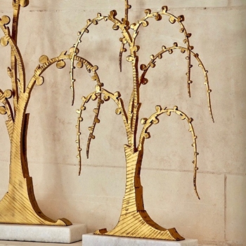 Objet - Lyric Tree Sculpture Gold SMALL 18W/4D/24H