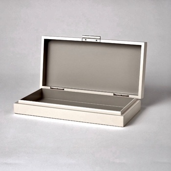 Box - Luxe Ivory MEDIUM 14W/7D/2.5H - Barbara Barry