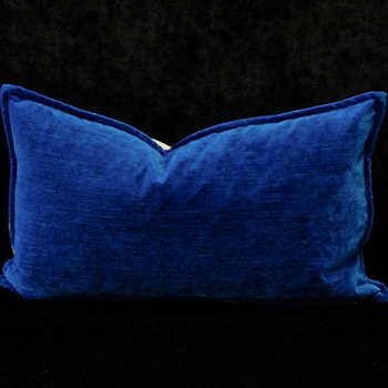 Designers Guild Cushion - Rivoli Cobalt 22W/12H