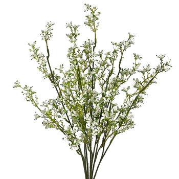 Blossom - Mini Flowering Bush 21in White - FBF005-CR/WH