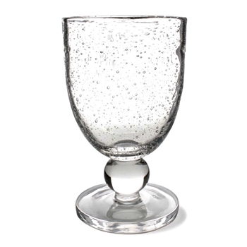 Bubble Glass - Goblet Clear 3.5x6in 10oz
