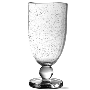 Bubble Glass - Goblet Clear 3x8in 20oz