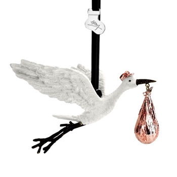 Aram Holiday Stork Pink 5IN