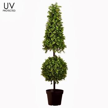 Boxwood - Topiary UV Protected 42H Ball & Cone - LPB302-GR