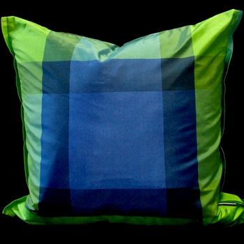 Designers Guild Cushion - Varanasi Cobalt Silk 17SQ *