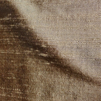 Dupioni Silk - Mocha Beige - 54in, 100% Hand Loomed Silk - India - Dry Clean Only, Do not expose to sunlight.