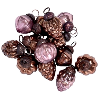 Kugel - Mini Aubergine 1in Assorted - Sold Individually
