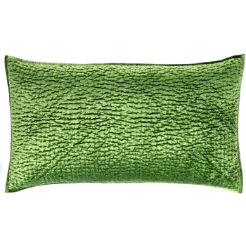 Pine Cone Hill - Parisienne Velvet Emerald Green Sham Cover King 36W/20H (Pillow Insert Sold Separately)