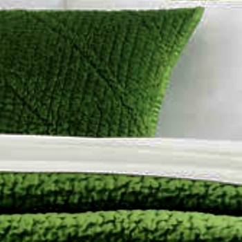 Pine Cone Hill - Parisienne Velvet Emerald Green Sham Cover Standard 26W/20H (Pillow Insert Sold Separately)