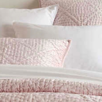 Pine Cone Hill - Parisienne Velvet Slipper Pink Sham cover Standard 26W/20H (Pillow Insert Sold Separately)