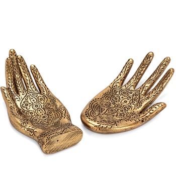 Plate - Golden Hand 6in - Sold individually