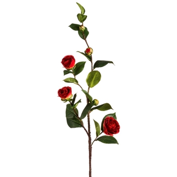 Camellia - Budding Branch Ruby 31in - FSC031-RE