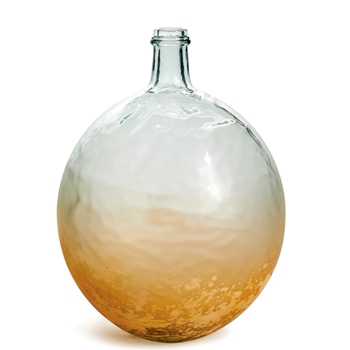 Vase - Sophia Bottle Honey 11W/15H