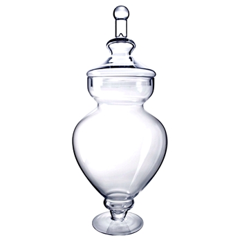 Apothecary - Elevated Finial Jar Large 9.5W/22H
