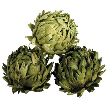 Artichoke Preserved - Globe 4in Natural Green Sold Individually