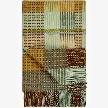 Designers Guild Throw - Ochre Tasara Wool, Cotton, Polyester 71X51
