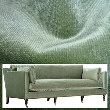 Hepburn Sofa Olive Velvet 90W/40D/34H