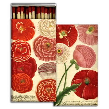 Matches - John Derian Poppies - 4x2in Box50