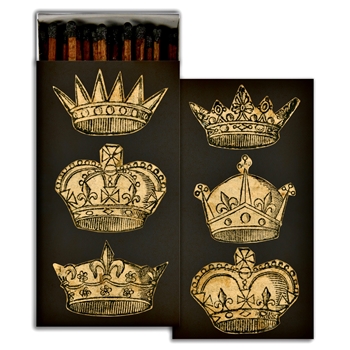 Matches - John Derian Crowns - 4x2in Box50
