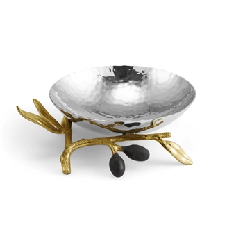 Aram Olive Gold Stainless Steel Catch All Bowl 4X5in