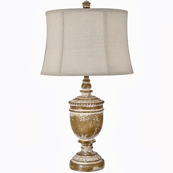 E.F. Chapman for Visual Comfort Antiqued Brass Urn Table Lamp