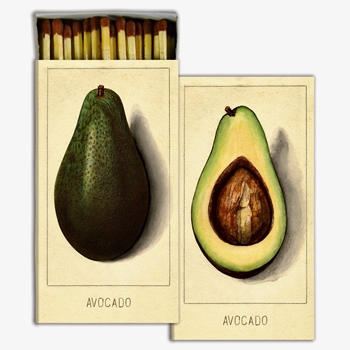 Matches - Avocados - 4x2in Box50