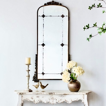 24W/49H Mirror - Toulouse Bronze Antiqued Glass
