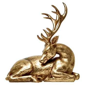 Figure - Deer Gold Lying 11W/14H