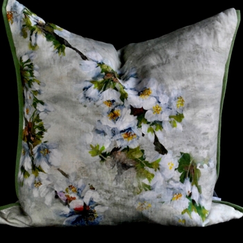 Designers Guild Cushion - Fleur D'Assam Platinum 22SQ