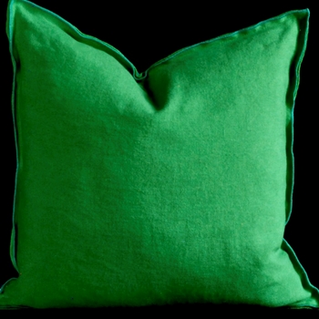 Designers Guild Cushion - Brera Lino Emerald & Capri 18SQ