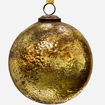 Globe - Glass Cosmic Copper Gold 5in
