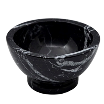 Lothantique - Belle de Provence Marble Bowl 6x3in Black
