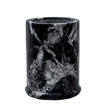 Lothantique - Belle de Provence Marble Tumbler 3x4in Black