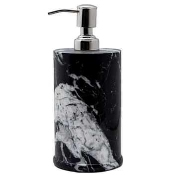 Lothantique - Belle de Provence Marble Soap Dispenser 3.5x5.5in Black