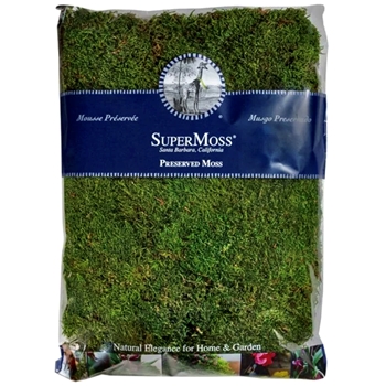 Moss Preserved - Sheet Moss Natural Green 16OZ  480 Cubic Inches