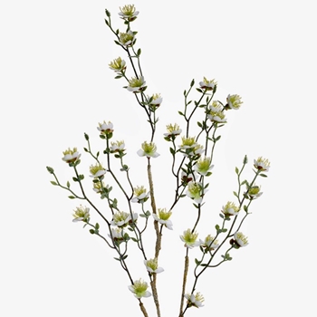 Blossom - Plum Branch White Full 40in - FSB994-WH