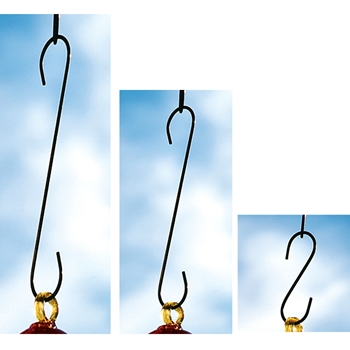 Hummingbird Feeder - Hanging Extension S Hook - 6in - 208383 - $3.49,  12in 208382 - $4.98,  18in 208381 - $5.98