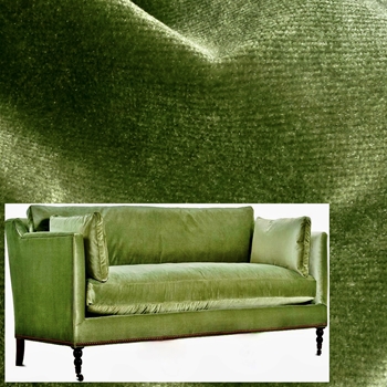 Hepburn Sofa Peridot Velvet 71W/40D/34H