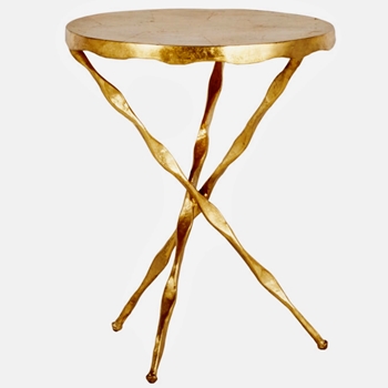 Accent Table - Edgar Gold 15W/19H