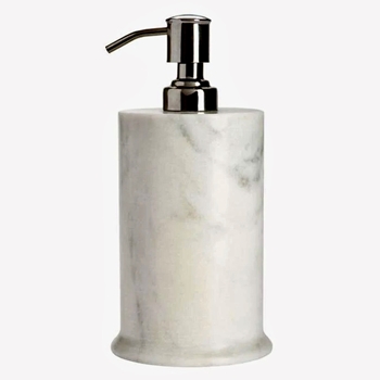 Lothantique - Belle de Provence Marble Soap Dispenser 3.5x5.5in White