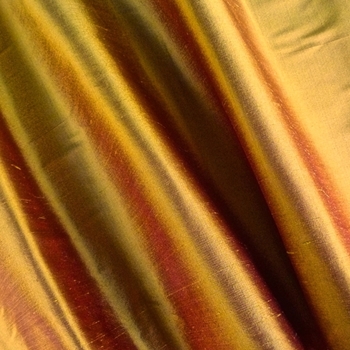 Silk Shantung - Saffron Titan, 54in, 100% Silk, Machine Loomed, Dry Clean Only. Do not expose to sunlight.