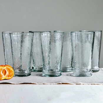 Tumbler - Ring Base Clear Glass 16OZ
